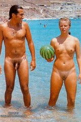 Beach nudes with nudism models
